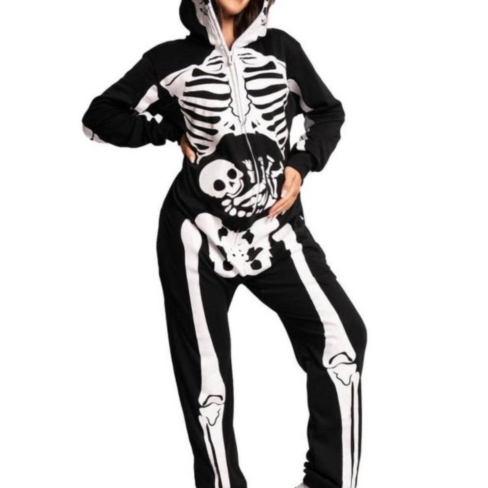 Tipsy elves WOMEN'S PREGNANT SKELETON MATERNITY costume